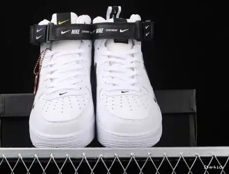  White Air Black Mid 1 Force 804609-103 Utility 0526